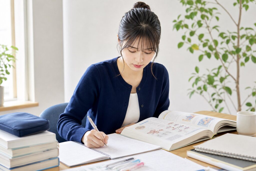 薬理を武器に国家試験合格を目指し落ち着いて学ぶ元文系の薬学部生