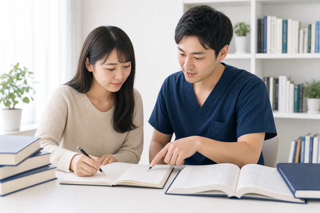 つらさを抱えながらも講師に支えられ学び方を見直す薬学部生